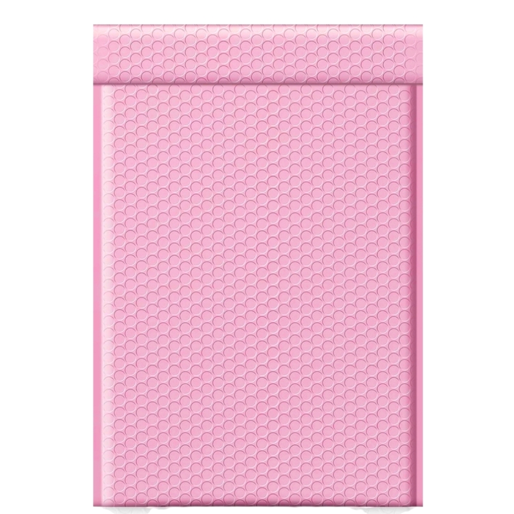 (5) Pink Padded Bubble Poly Mailers | 10.5" x 15"